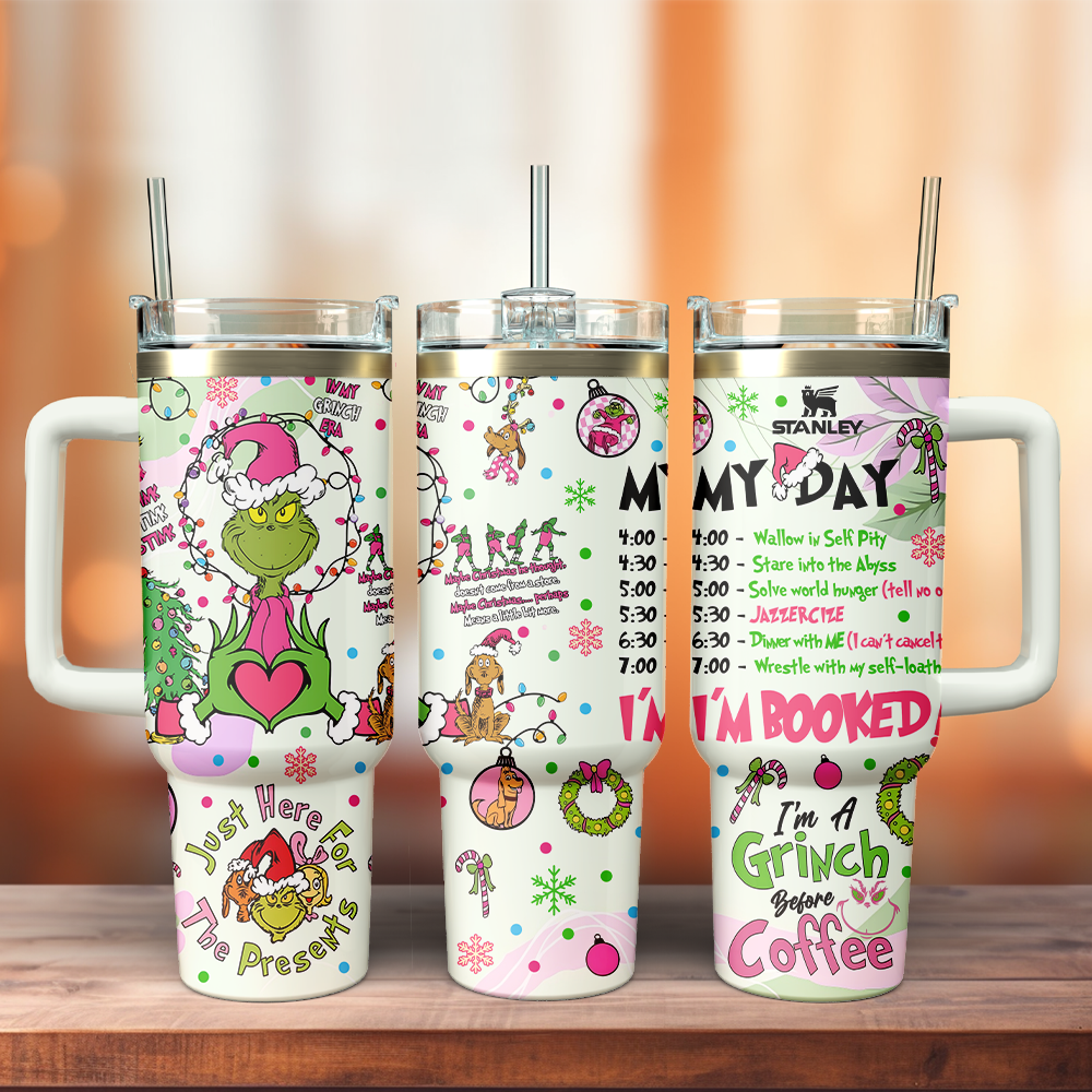The Grinch x Christmas Custom Stanley Cup 40 oz 30 oz Tumbler With HandleTVC2301106 - Image 3