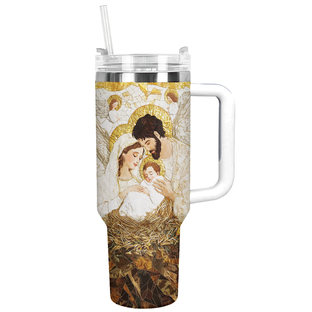 The Holy Family Christmas Custom Stanley Cup 40 oz 30 oz Tumbler With HandleTVC2301488