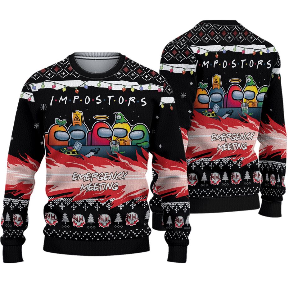 The Impostors From Among Us Ugly Sweater