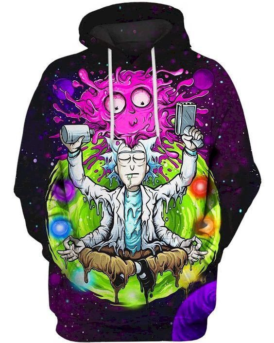 The Infinite Rick Rick And Morty 3D All Over Print Hoodie, Zip Hoodie