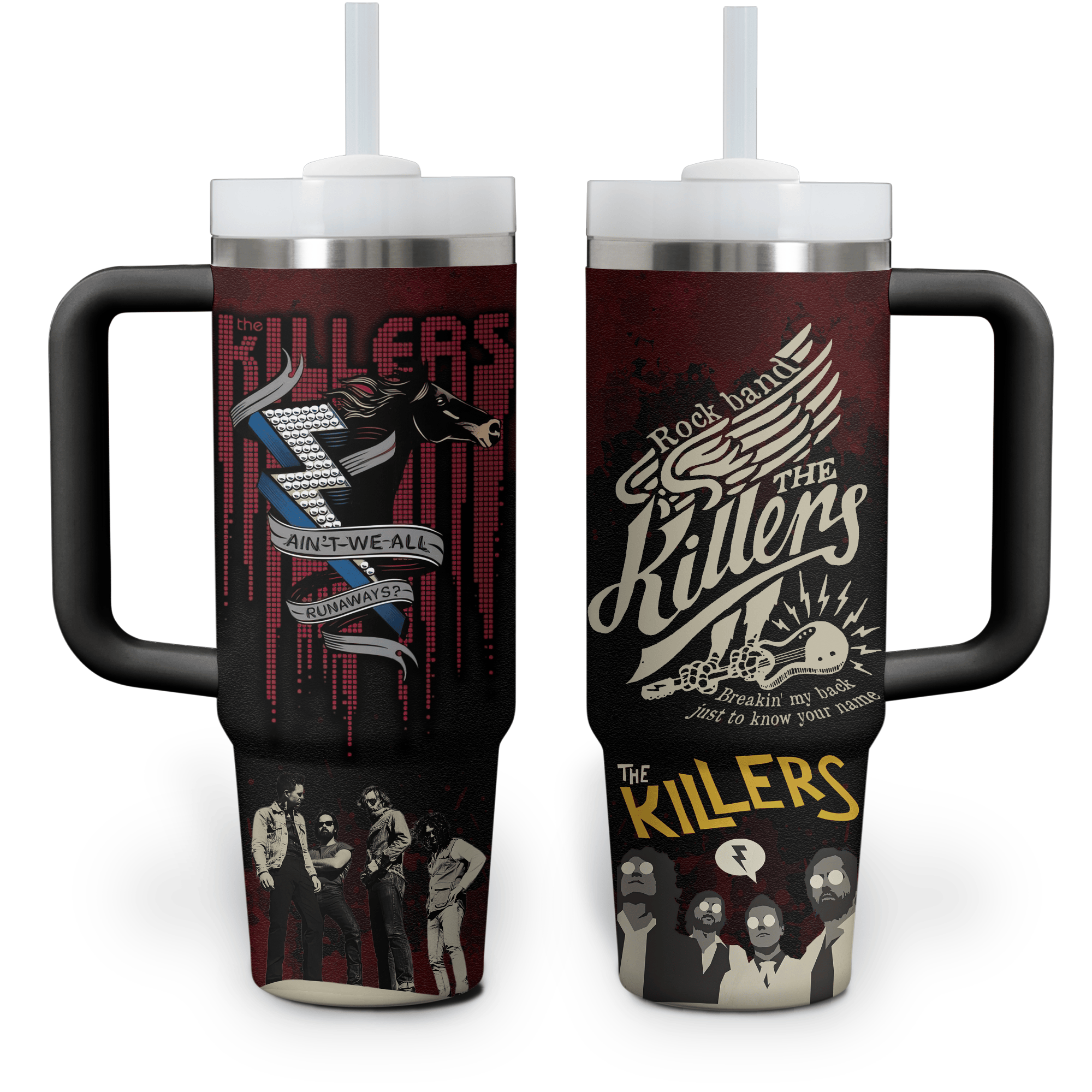 The Killers Music Custom Stanley Cup 40 oz 30 oz Tumbler With HandleTVC2301523 - Image 2