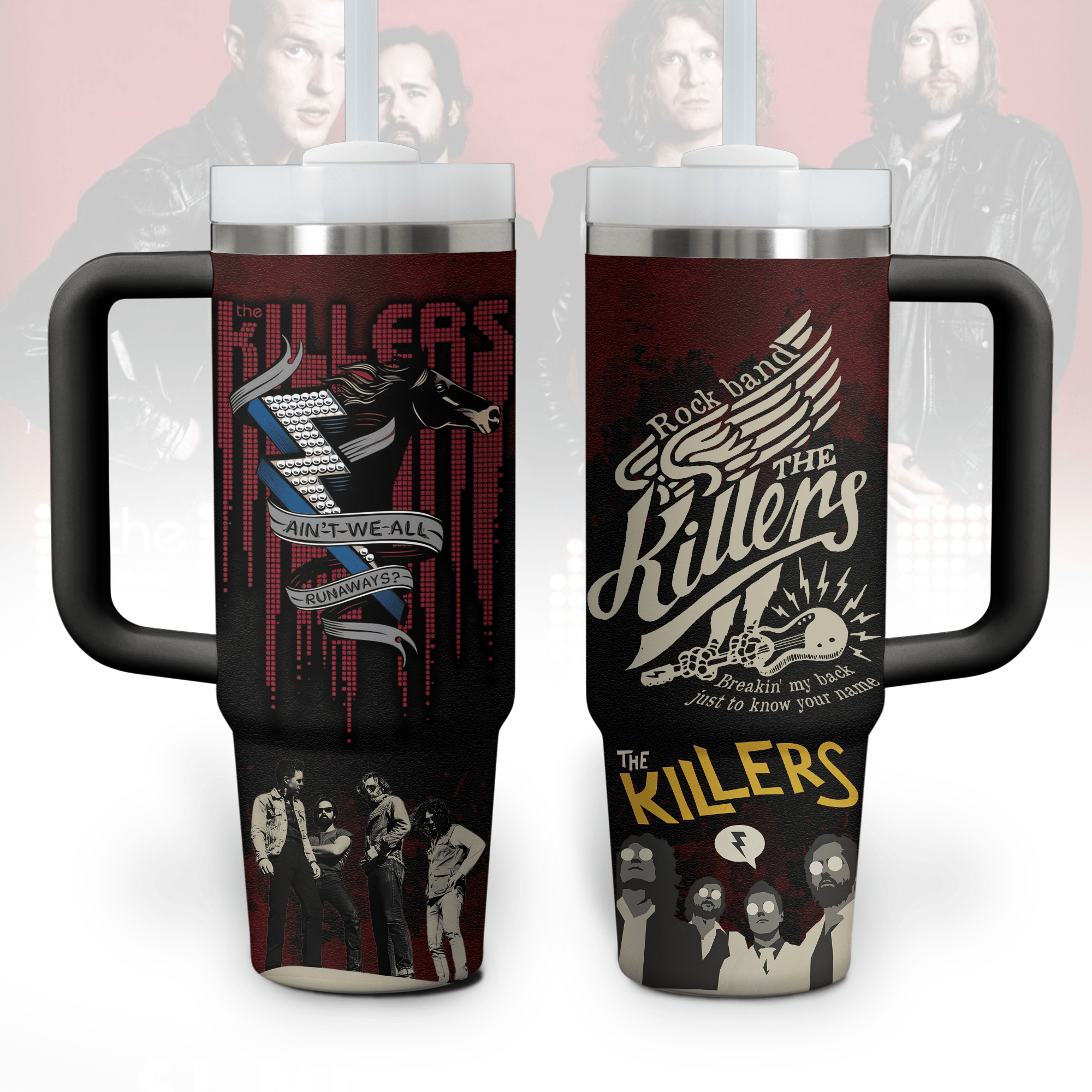 The Killers Music Custom Stanley Cup 40 oz 30 oz Tumbler With HandleTVC2301523