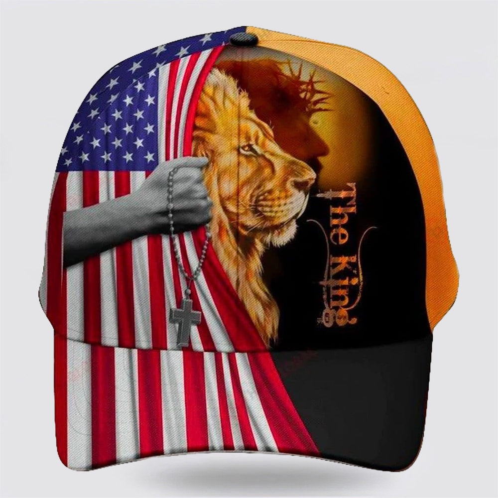 The King Jesus Lion Classic Hat All Over Print - Christian Hats for Men and Women Trucker Hats Custom Hats Gifts For Men & Women