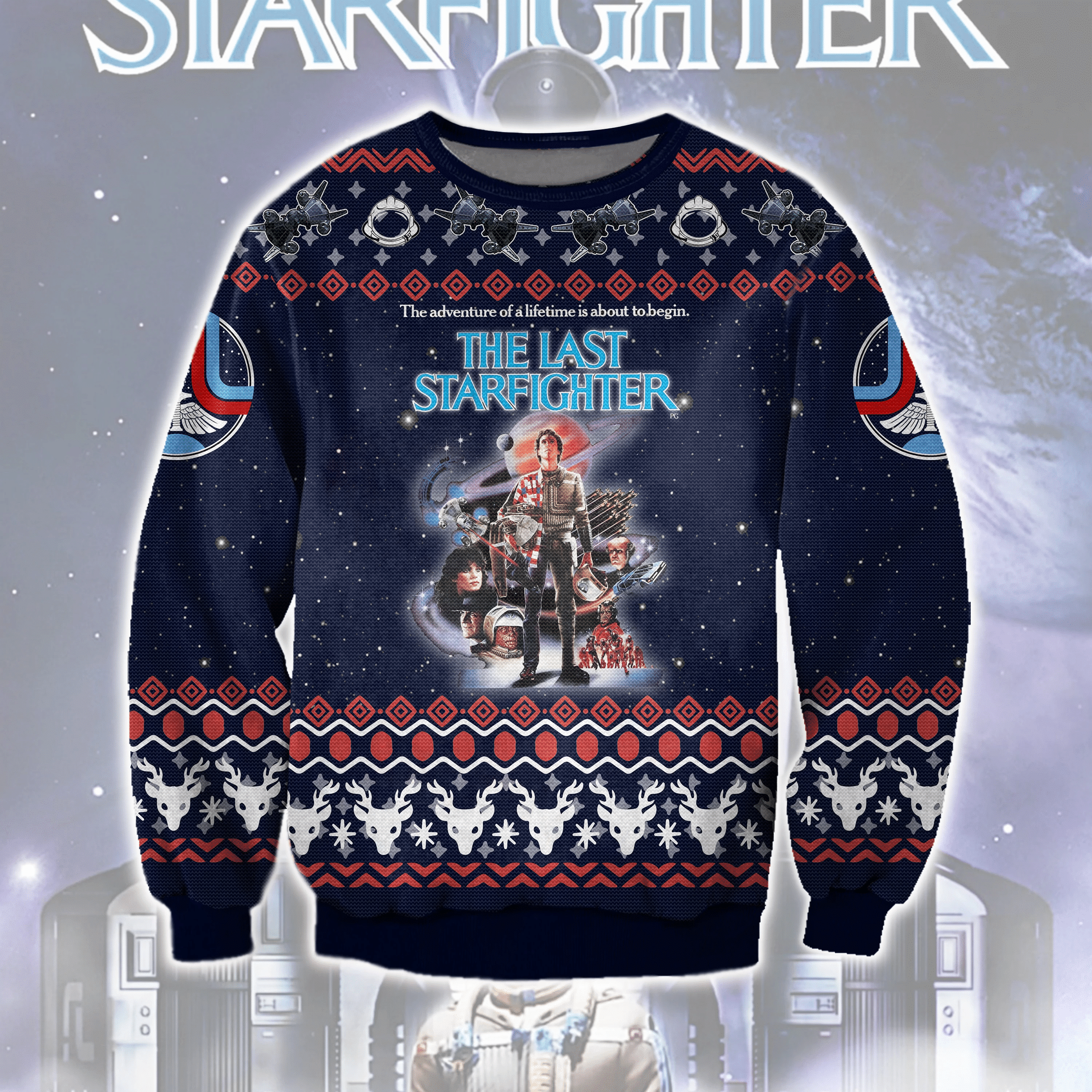 The Last Starfighter Ugly Christmas Sweater Adult 3D Funny Matching for family