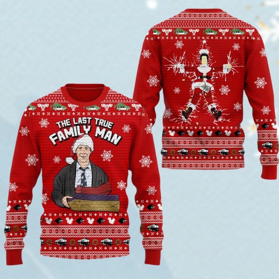 The Last True Family Man National Lampoon's Vacation Ugly Sweater