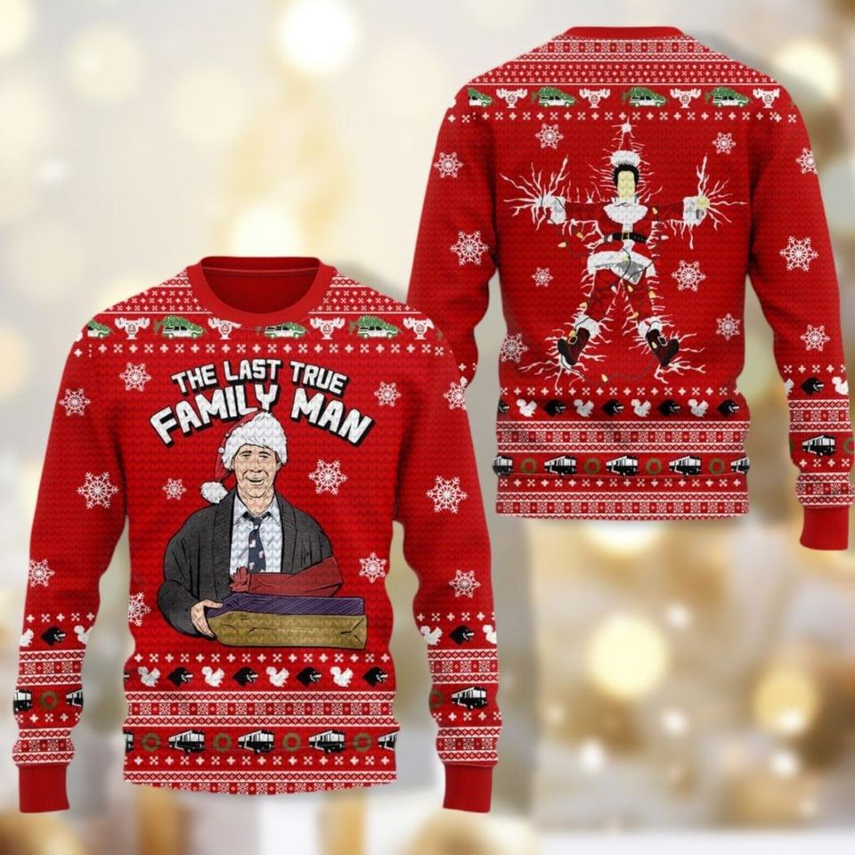 The Last True Family Man National Lampoons Vacation Ugly Sweater