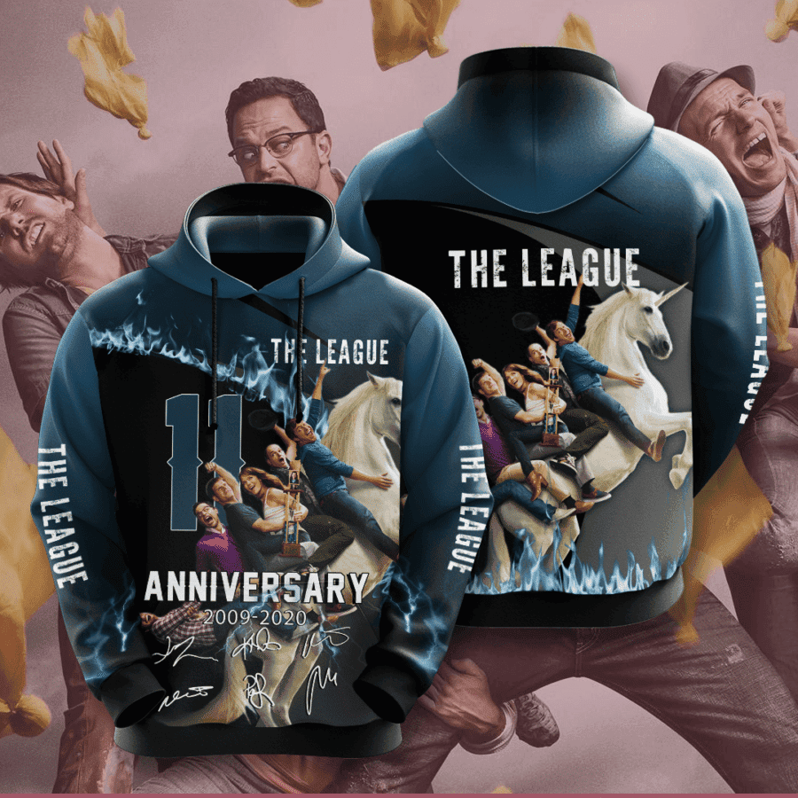 The League 3D All Over Print Hoodie, Zip Hoodie