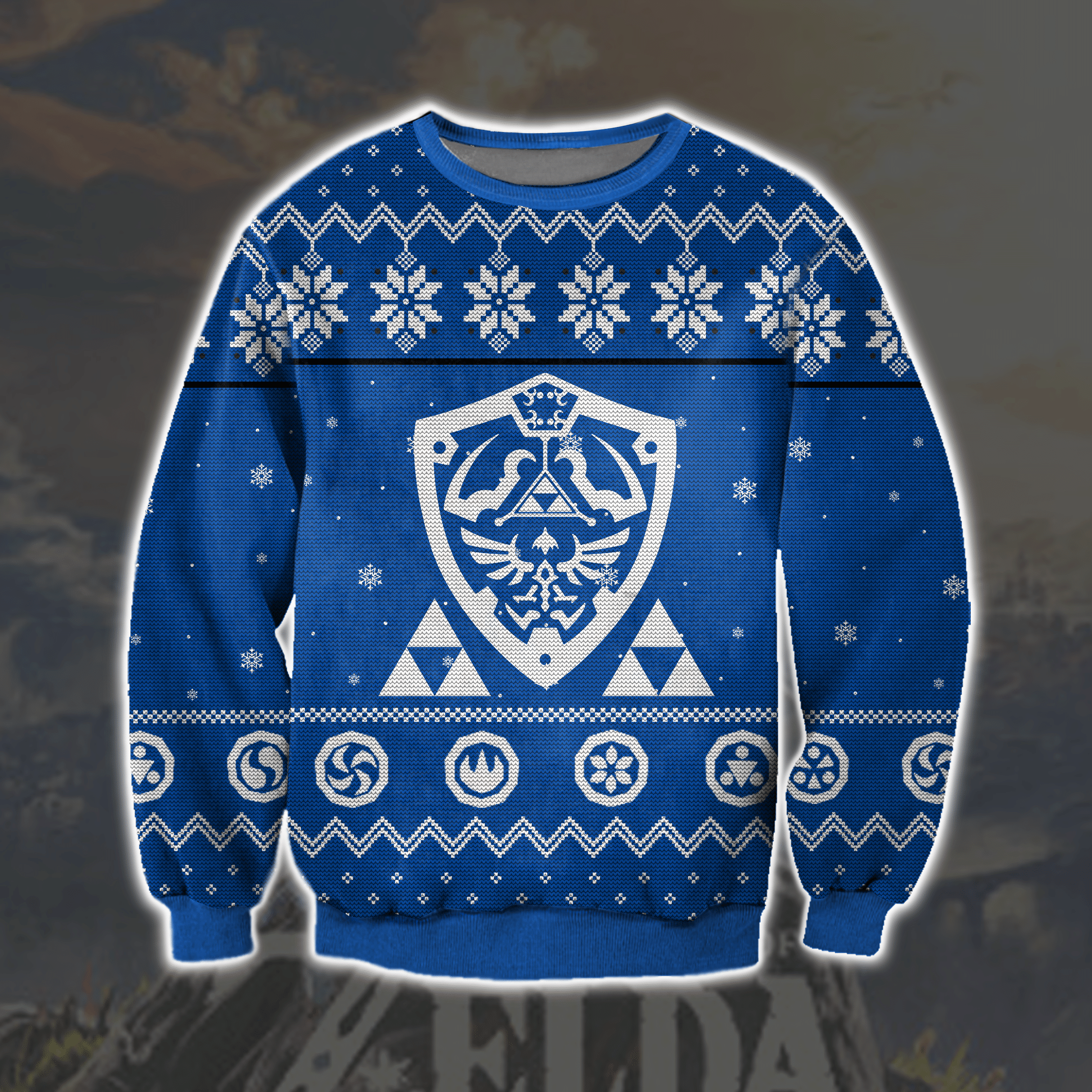 The Legend Of Zelda 3D Print Ugly Christmas Sweater Adult 3D Funny Matching for family