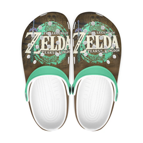 The Legend of Zelda Game Crocs Crocband Clogs Shoes Comfortable For Men Women and Kids