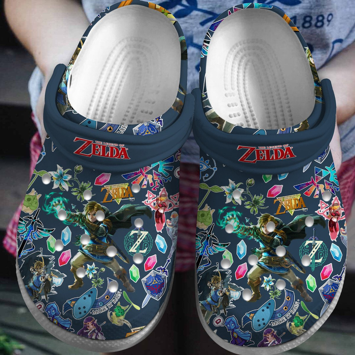 The Legend of Zelda Game Crocs Crocband Clogs Shoes Comfortable For Men Women and Kids