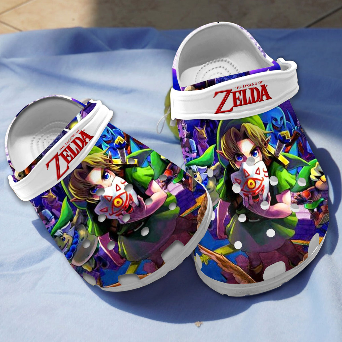 The Legend of Zelda Game Crocs Crocband Clogs Shoes Comfortable For Men Women and Kids