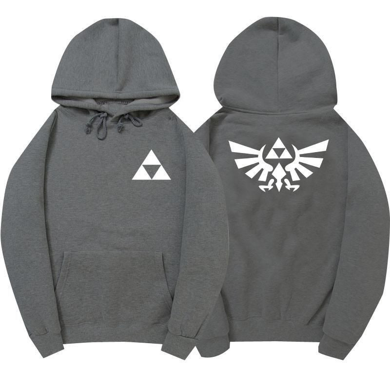 The Legend of Zelda Gray 3D All Over Print Hoodie, Zip Hoodie