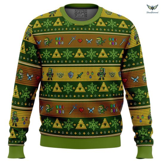 The Legend Of Zelda Link Ugly Christmas Sweatshirt - Image 2