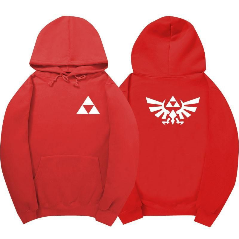The Legend of Zelda Red 3D All Over Print Hoodie, Zip Hoodie