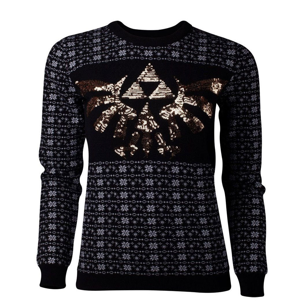 The Legend Of Zelda Sequinned Ugly Christmas Sweater Adult 3D Funny Matching for family