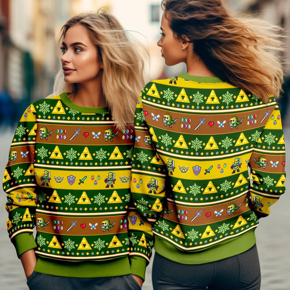 The Legend of Zelda Tears of the Kingdom Ugly Christmas Sweater