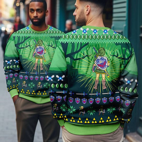 The Legend of Zelda Ugly Christmas Sweater - Image 8