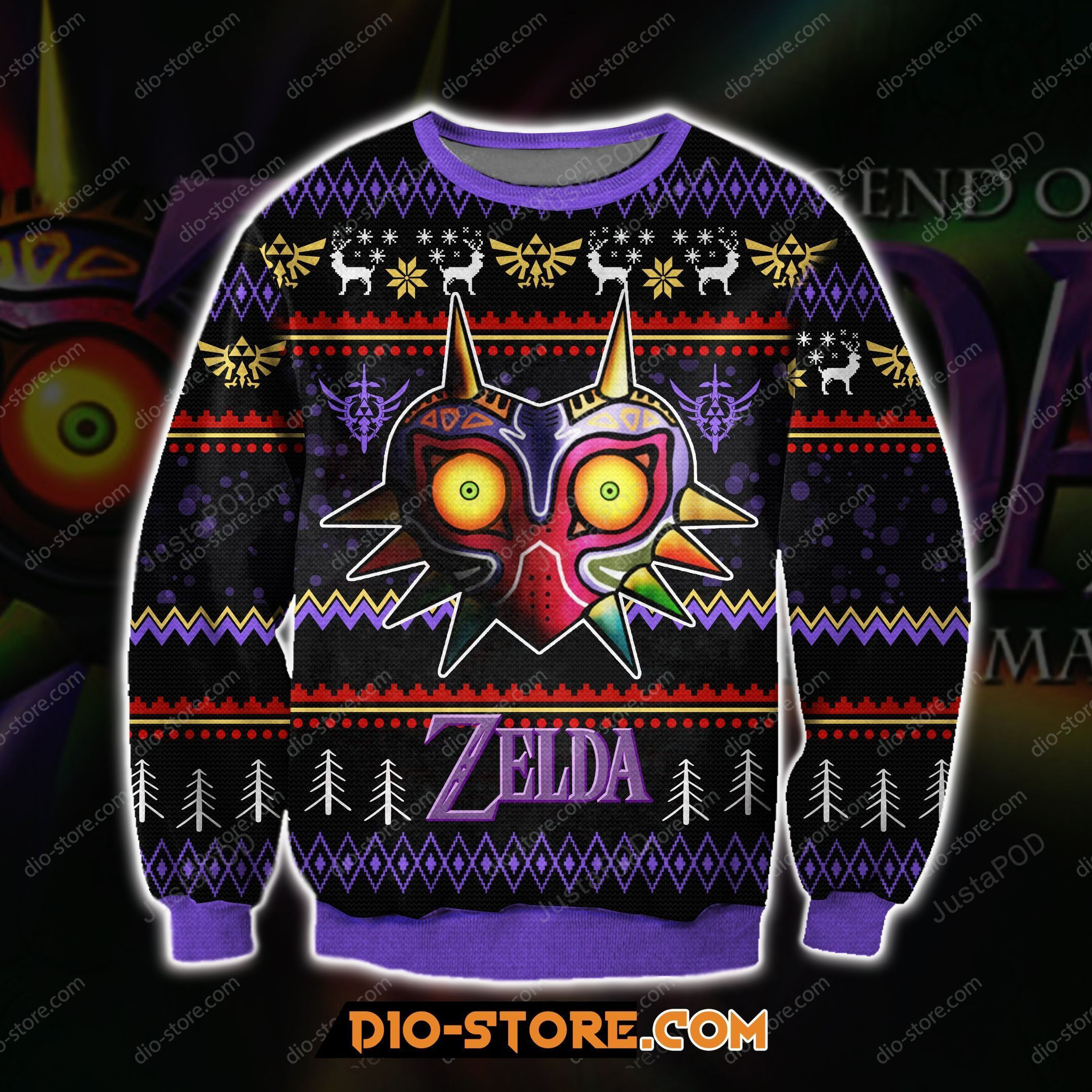 The Legend Of Zelda Ugly Christmas Sweater Adult 3D Funny Matching for family