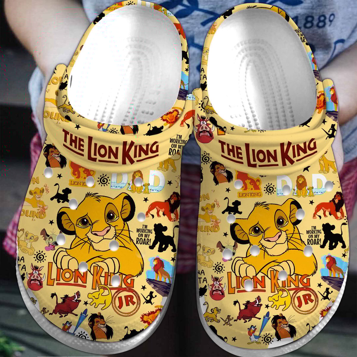 The Lion King Movie Crocs Crocband Clogs Shoes Comfortable For Men Women and Kids
