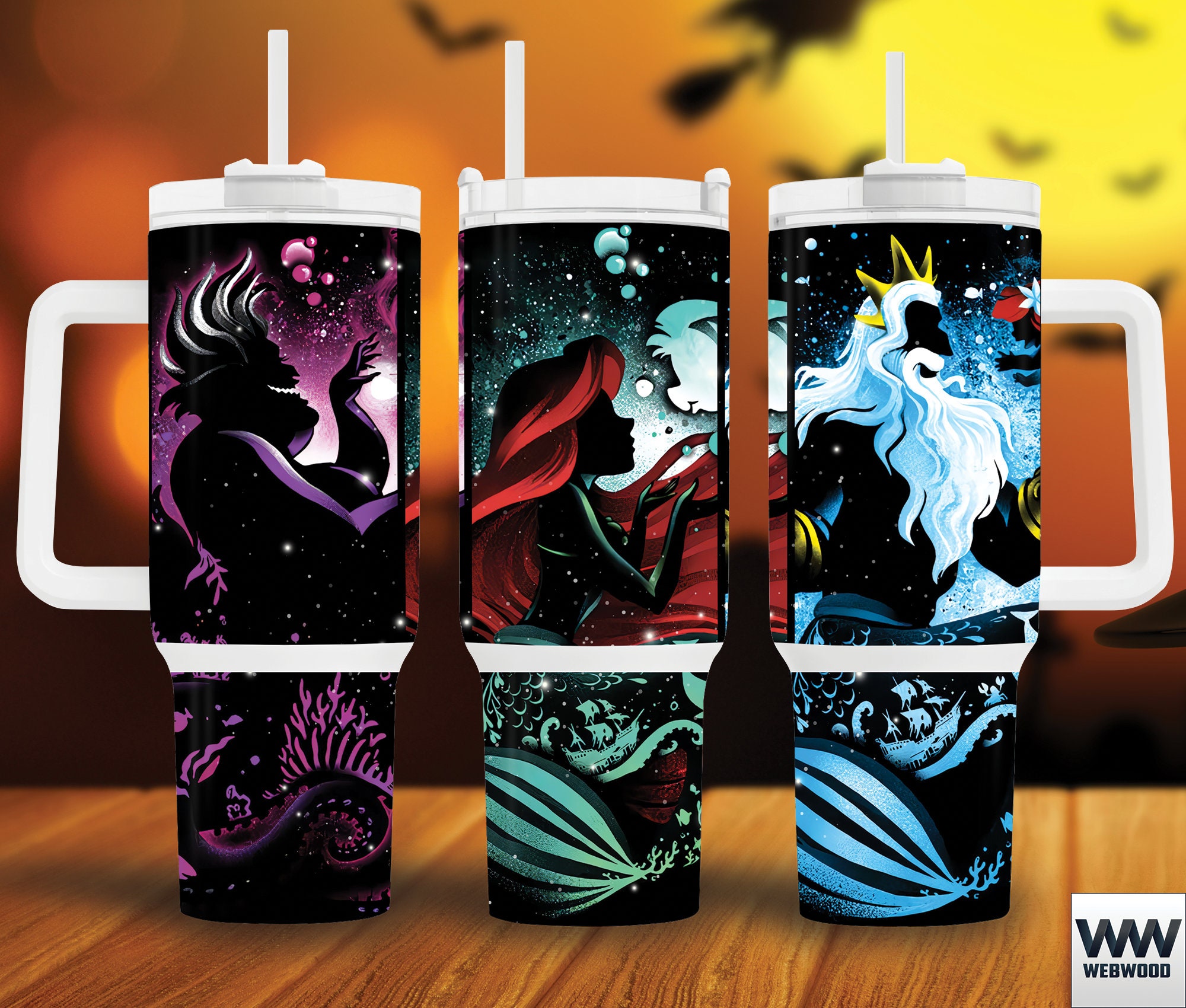 The Little Mermaid Disney Cartoon Custom Stanley Cup 40 oz 30 oz Tumbler With HandleTVC2301158