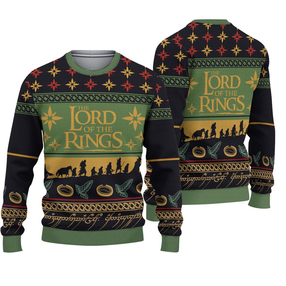 The Lord Of Rings Christmas Ugly Sweater