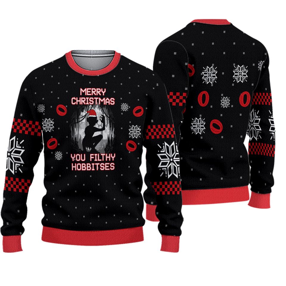 The Lord of the Rings Christmas Ugly Sweater, Movie Ugly Sweater