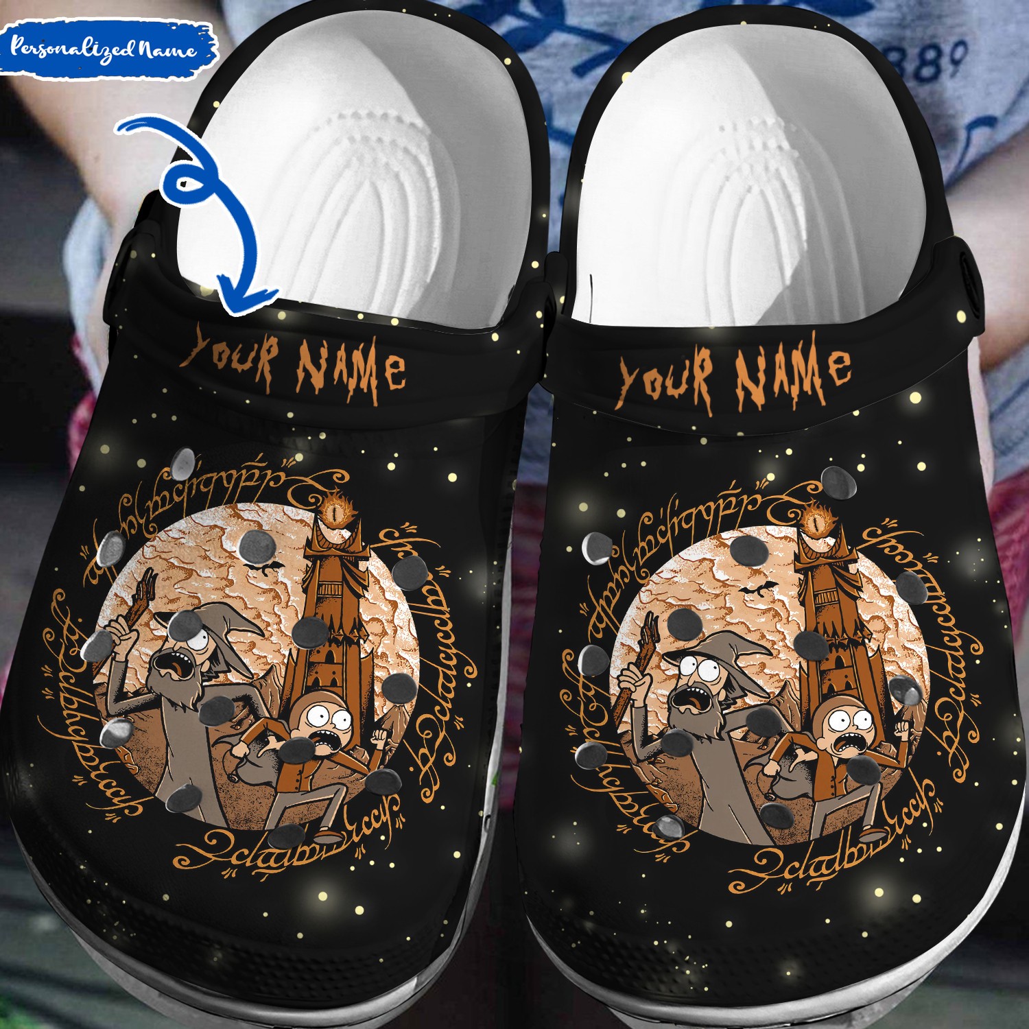 The Lord Of The Rings Movie Crocs Crocband Clogs Shoes Comfortable For Men Women and Kids