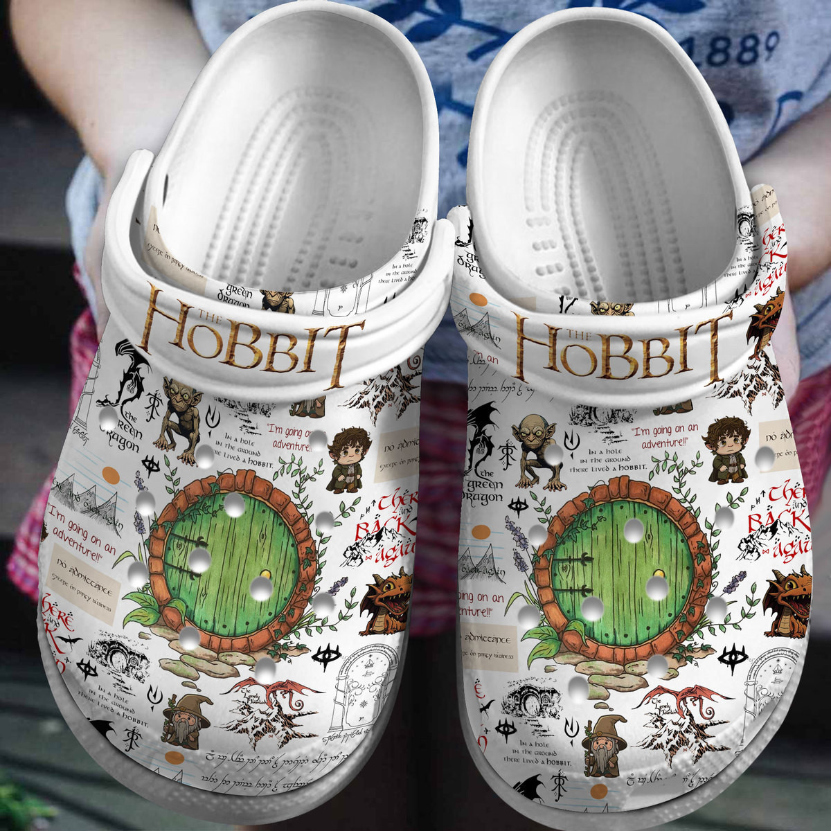 The Lord Of The Rings Movie Crocs Crocband Clogs Shoes Comfortable For Men Women and Kids