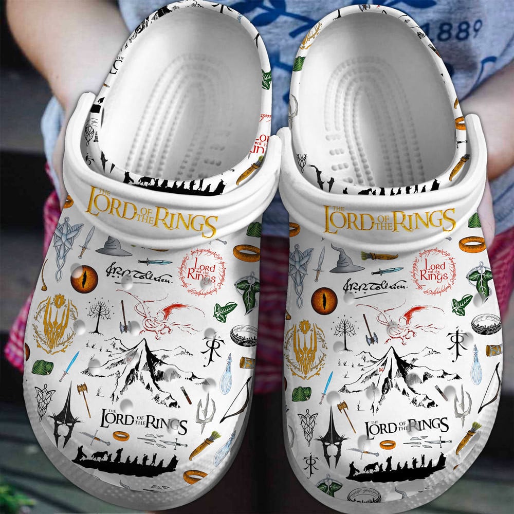 The Lord Of The Rings Movie Crocs Crocband Clogs Shoes Comfortable For Men Women and Kids