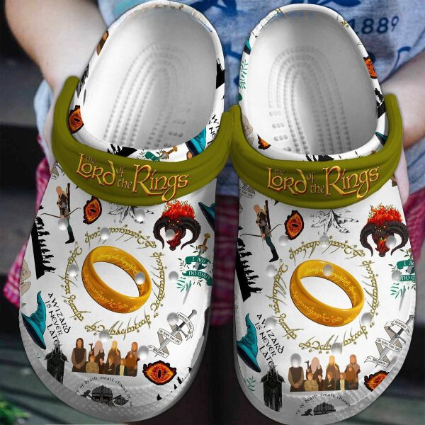 The Lord Of The Rings Movie Crocs Crocband Clogs Shoes Comfortable For Men Women and Kids