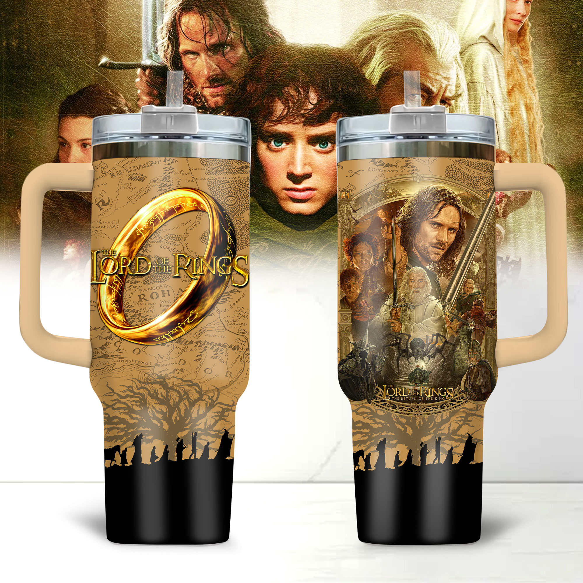 The Lord Of The Rings Movies Custom Stanley Cup 40 oz 30 oz Tumbler With HandleTVC2301177