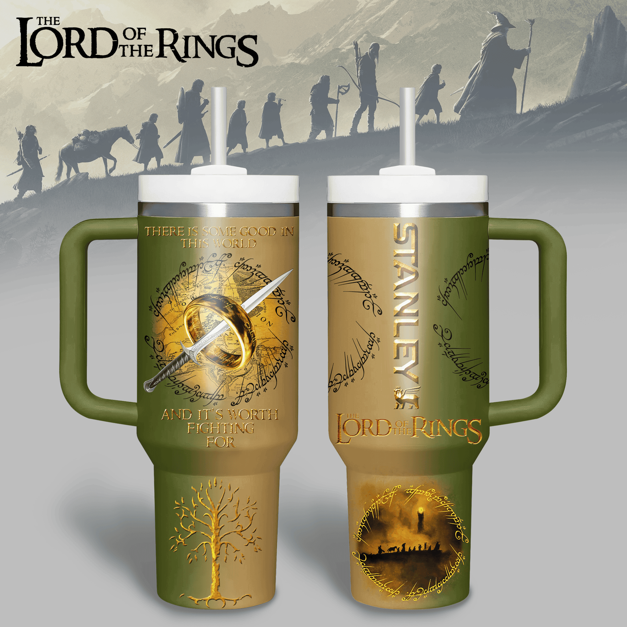 The Lord Of The Rings Movies Custom Stanley Cup 40 oz 30 oz Tumbler With HandleTVC2301229