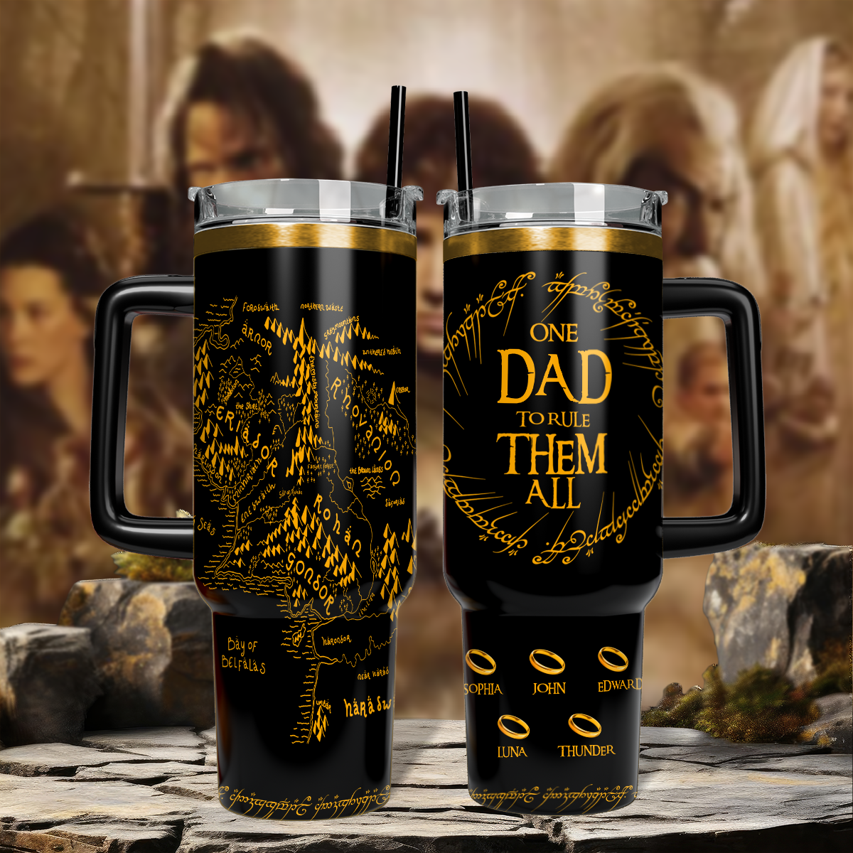 The Lord Of The Rings Movies Custom Stanley Cup 40 oz 30 oz Tumbler With HandleTVC2301573 - Image 2