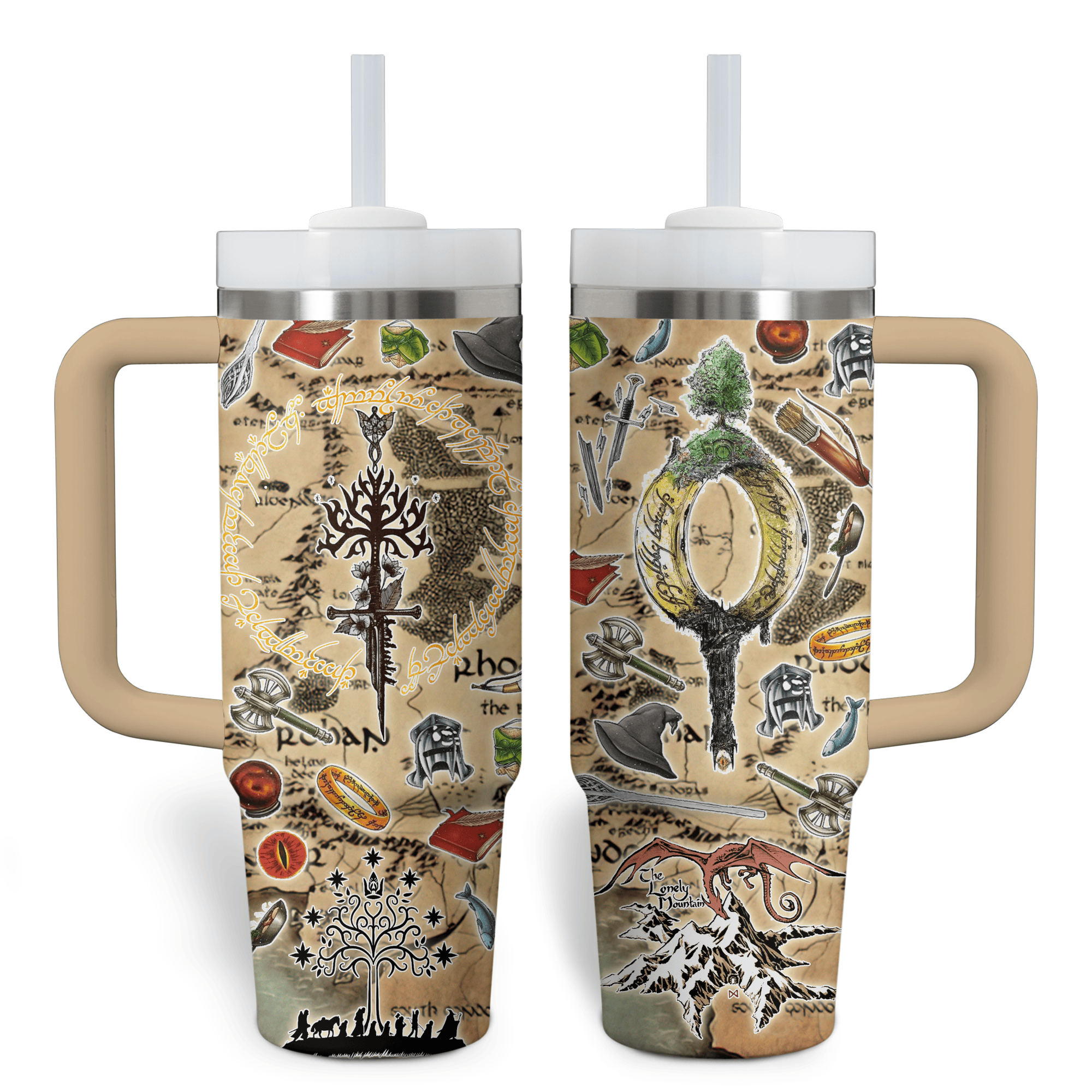 The Lord Of The Rings Movies Custom Stanley Cup 40 oz 30 oz Tumbler With HandleTVC2301799