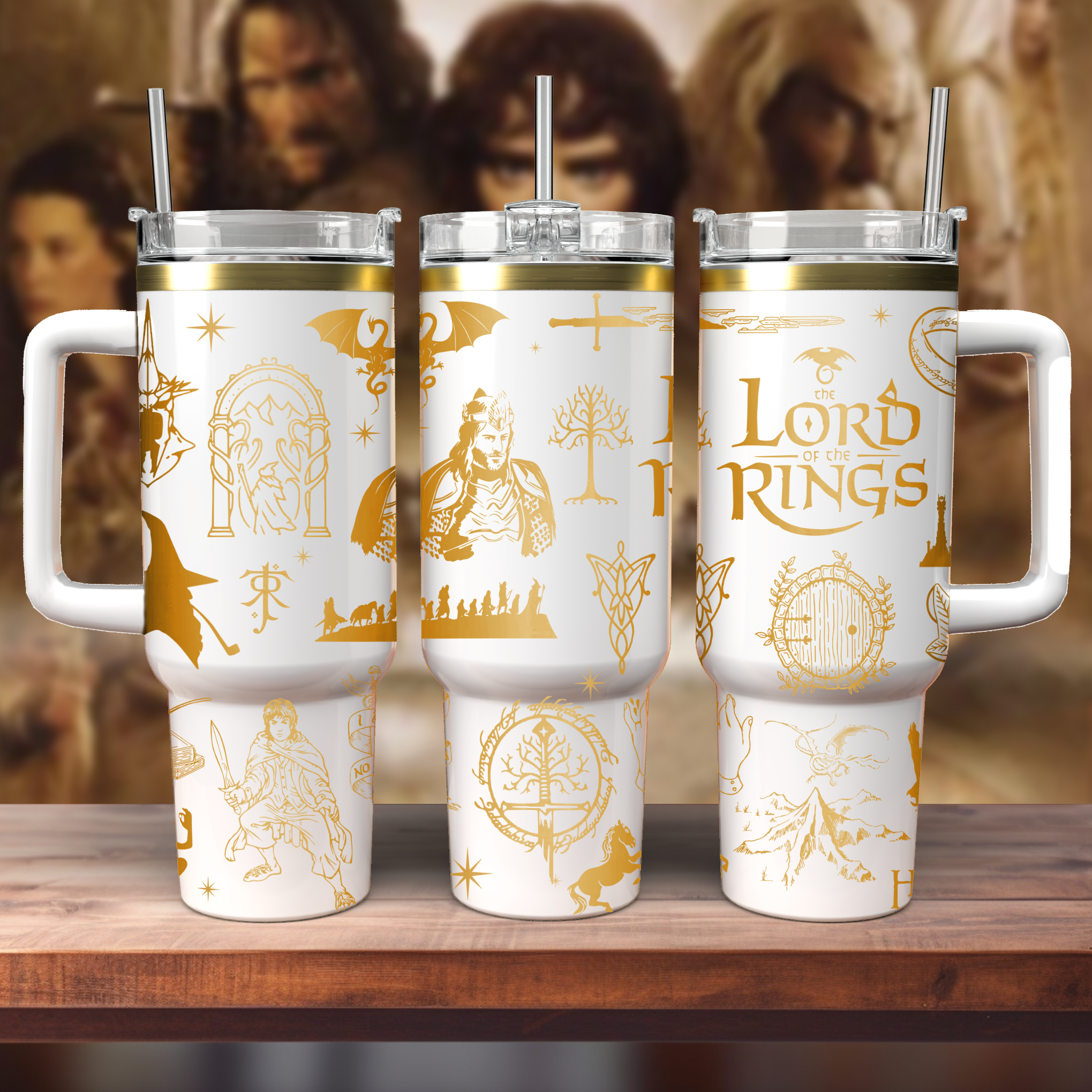 The Lord Of The Rings Movies Custom Stanley Cup 40 oz 30 oz Tumbler With HandleTVC2301804 - Image 2
