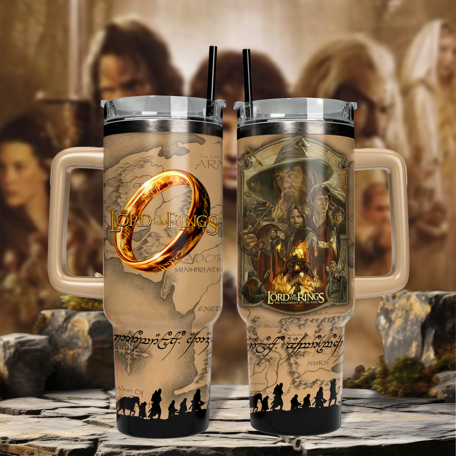 The Lord Of The Rings Movies Custom Stanley Cup 40 oz 30 oz Tumbler With HandleTVC2301806