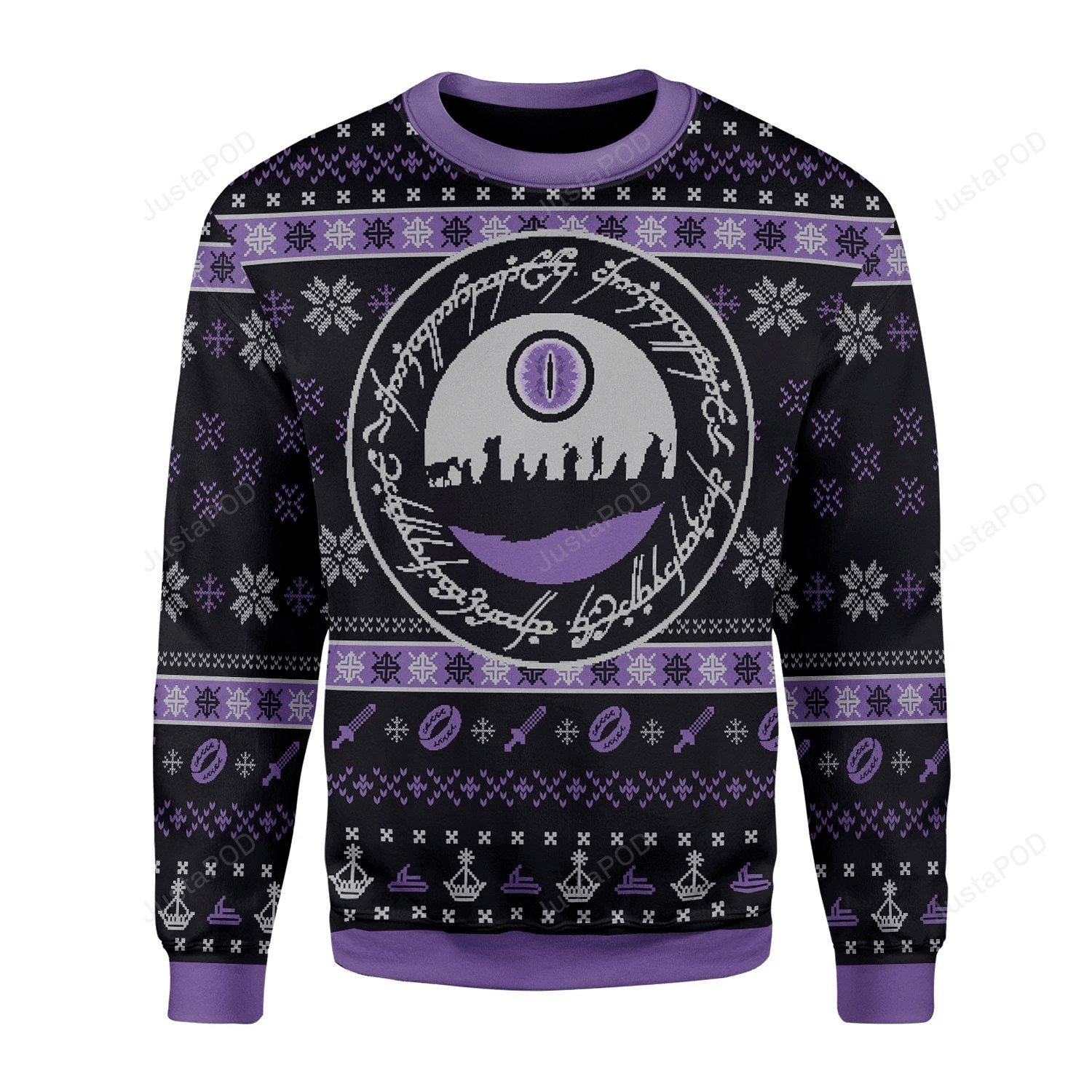 The Lord Of The Rings The Fellowship Of The Ring Ugly Christmas Sweater Adult 3D Funny Matching for family