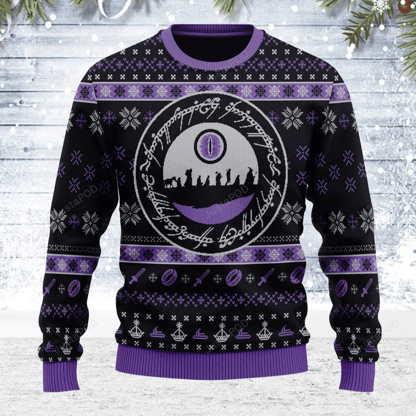 The Lord Of The Rings The Fellowship Ugly Christmas Sweater Adult 3D Funny Matching for family