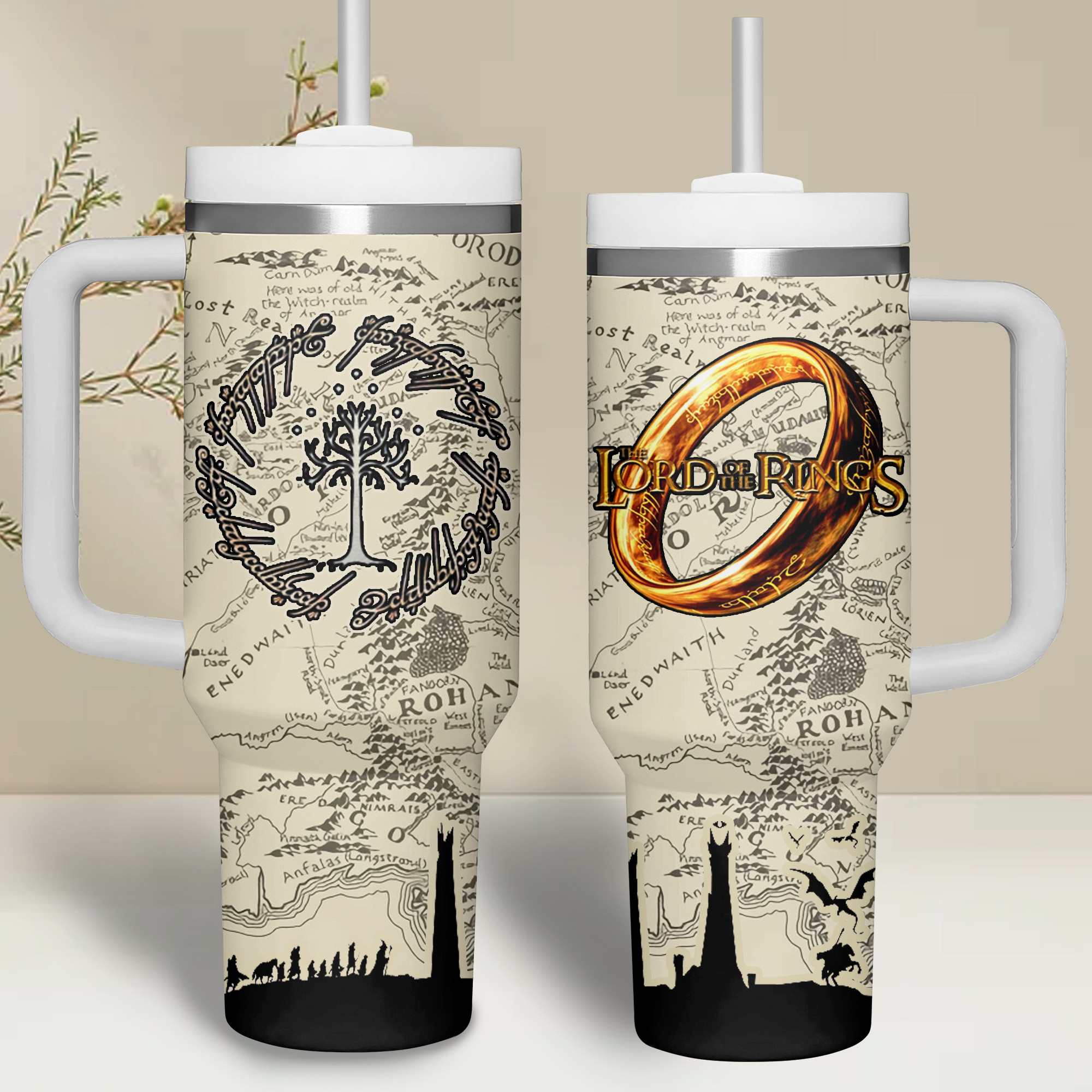 The Lord of the Rings TV Series Custom Stanley Cup 40 oz 30 oz Tumbler With HandleTVC2301266