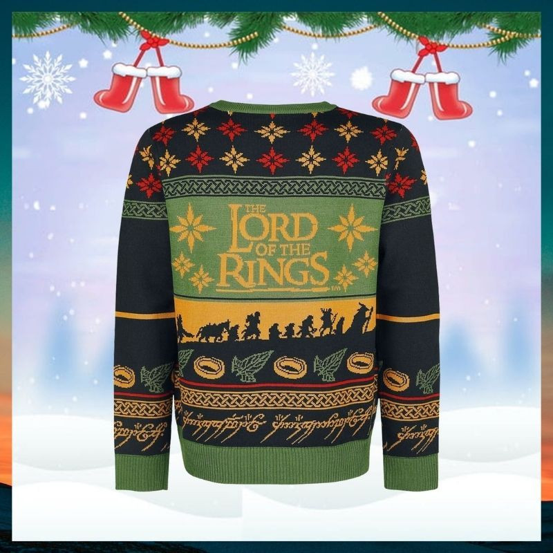 The Lord Of The Rings Ugly Christmas Sweater Adult 3D Funny Matching for family - Image 2
