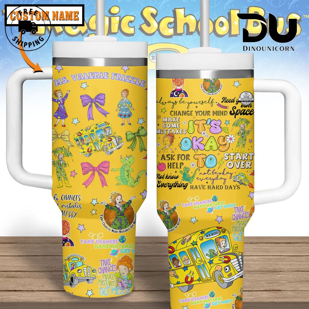 The Magic School Bus TV Series Custom Stanley Cup 40 oz 30 oz Tumbler With HandleTVC2301708