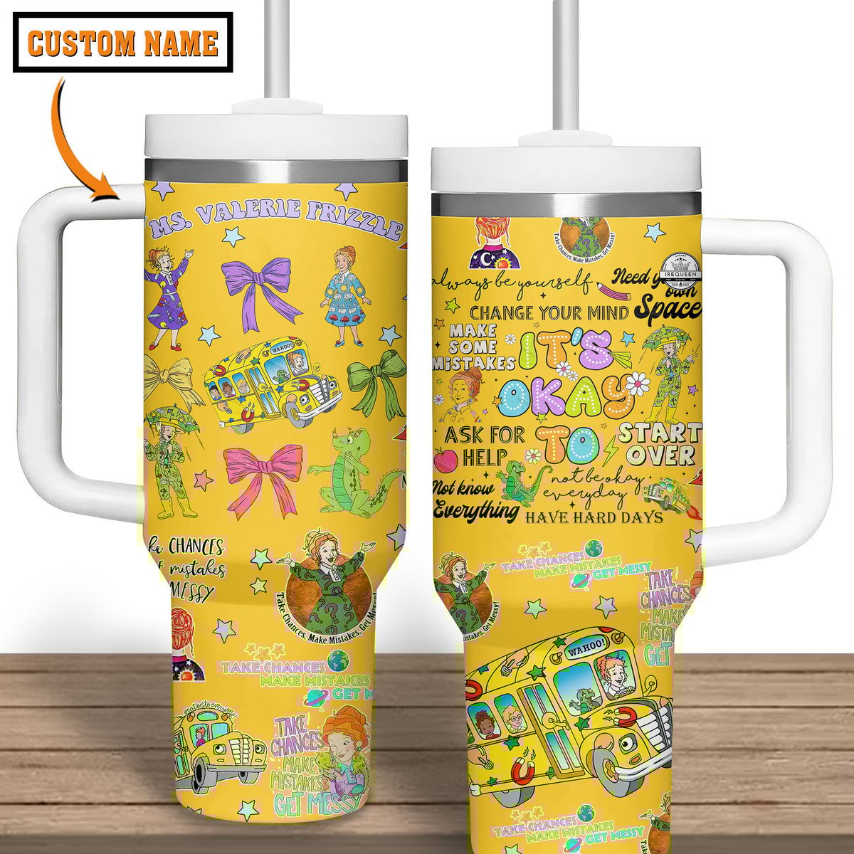 The Magic School Bus TV Series Custom Stanley Cup 40 oz 30 oz Tumbler With HandleTVC2301739