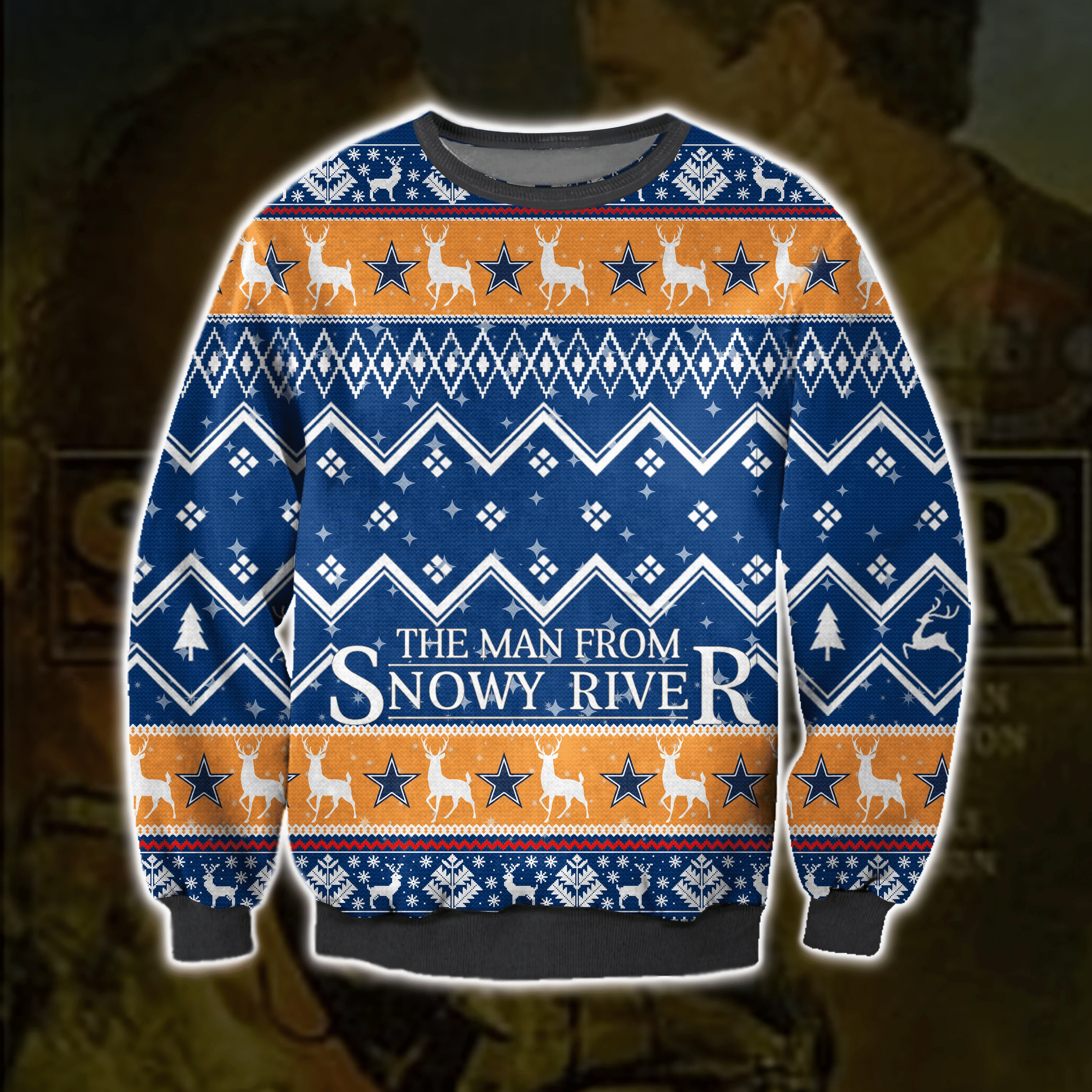 The Man From Snowy River Ugly Christmas Sweater Adult 3D Funny Matching for family