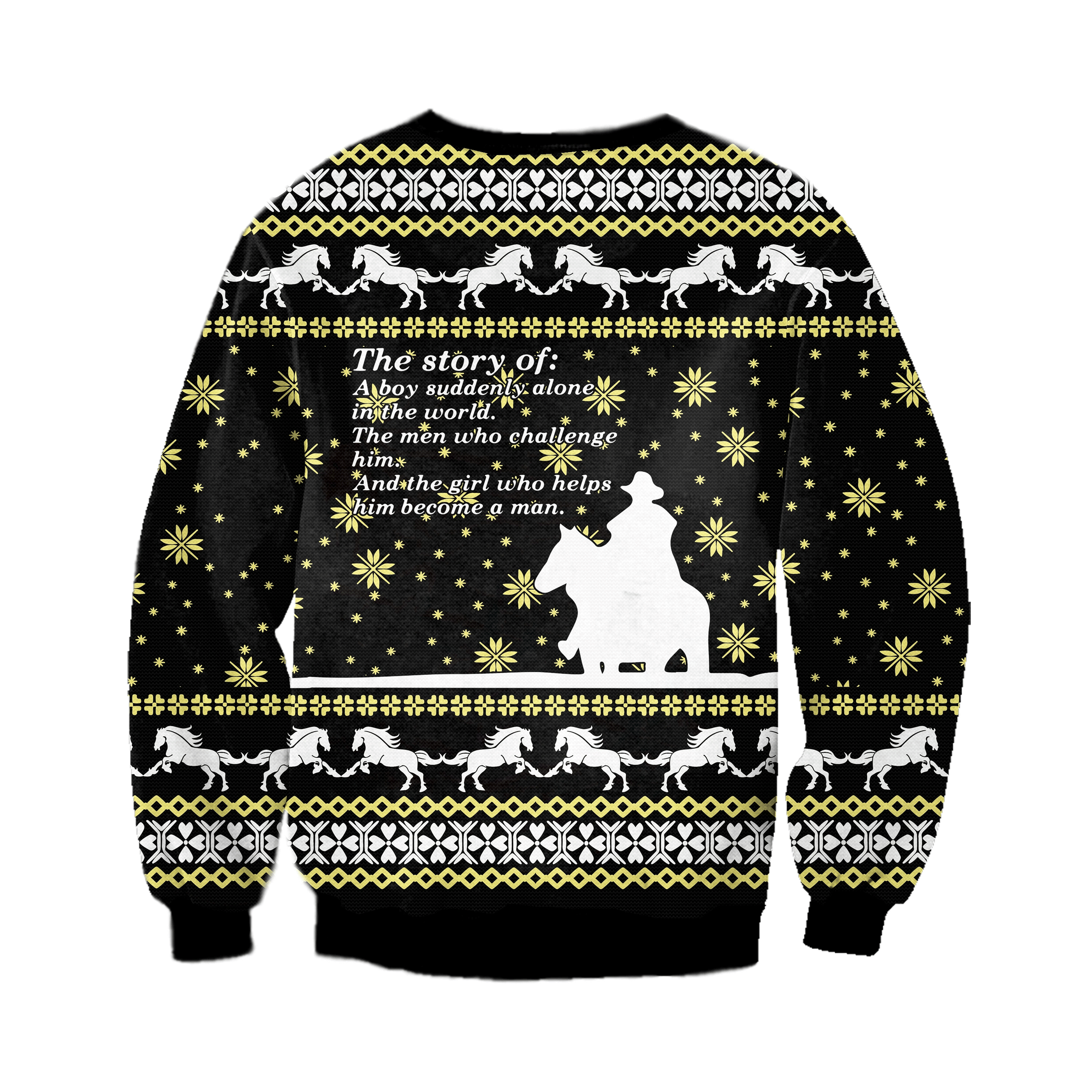 The Man From Snowy River Ugly Christmas Sweater Adult 3D Funny Matching for family - Image 2