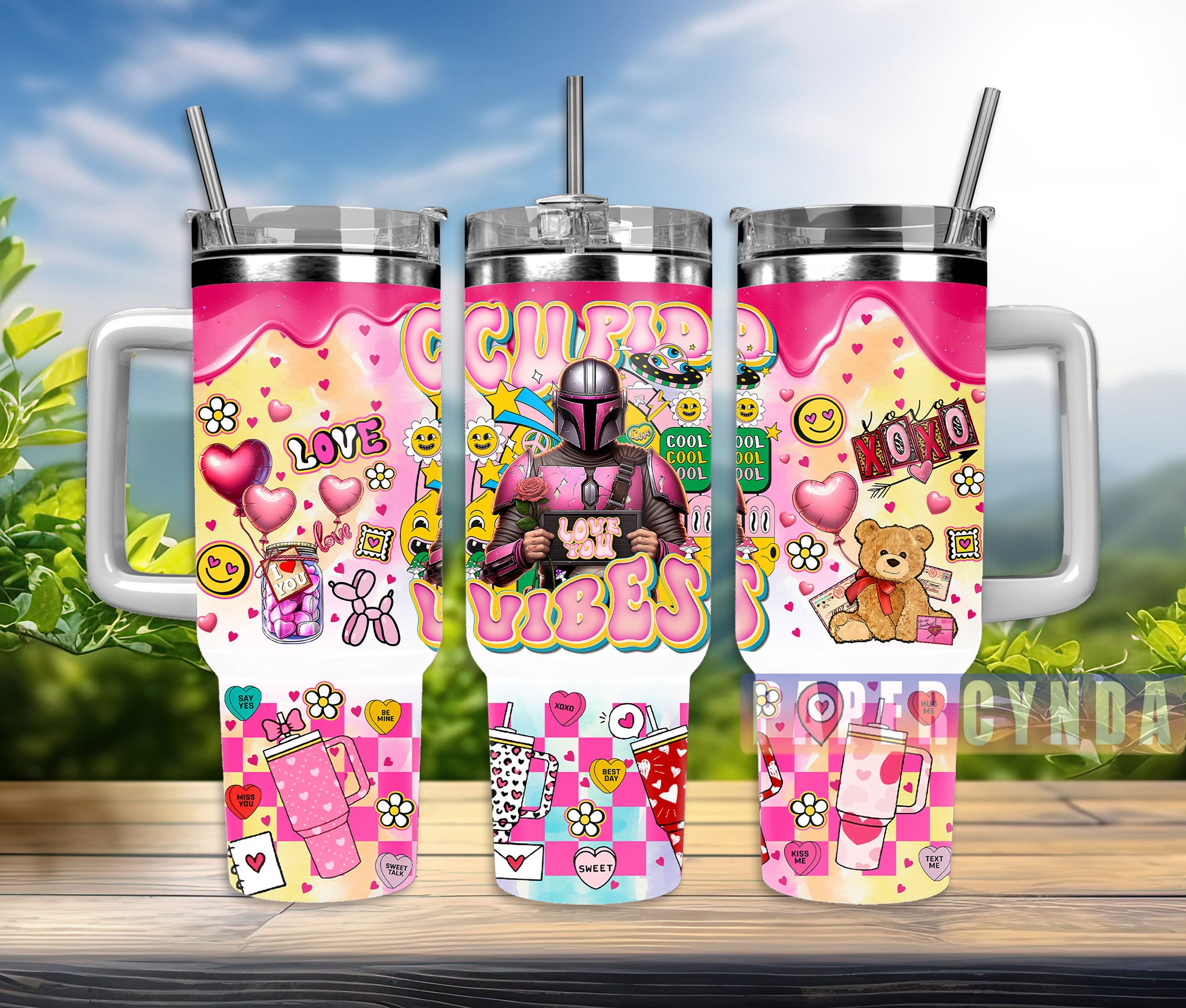 The Mandalorian Custom Stanley Cup 40 oz 30 oz Tumbler With HandleTVC2301835