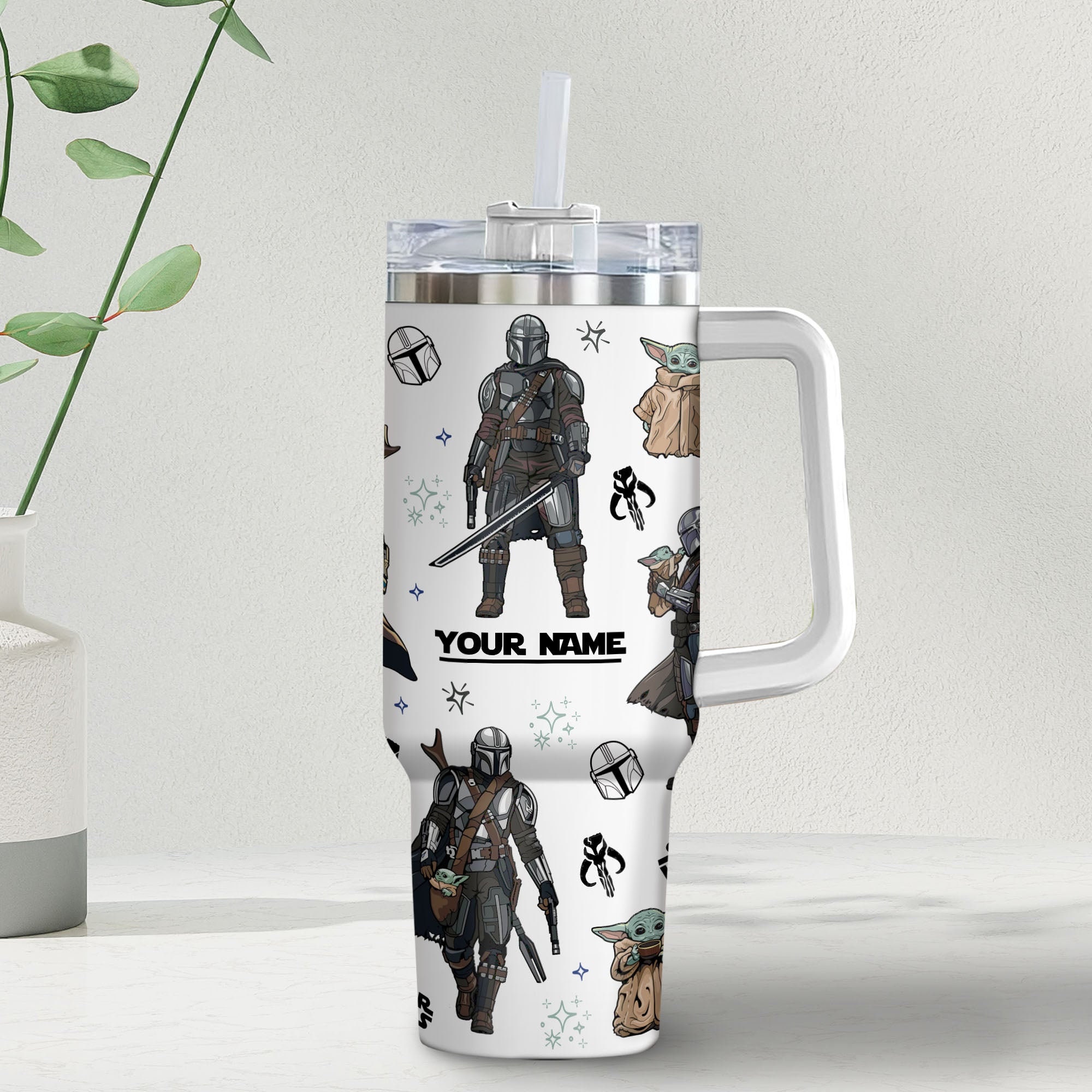 The Mandalorian Star Wars Movies Custom Stanley Cup 40 oz 30 oz Tumbler With HandleTVC2301982