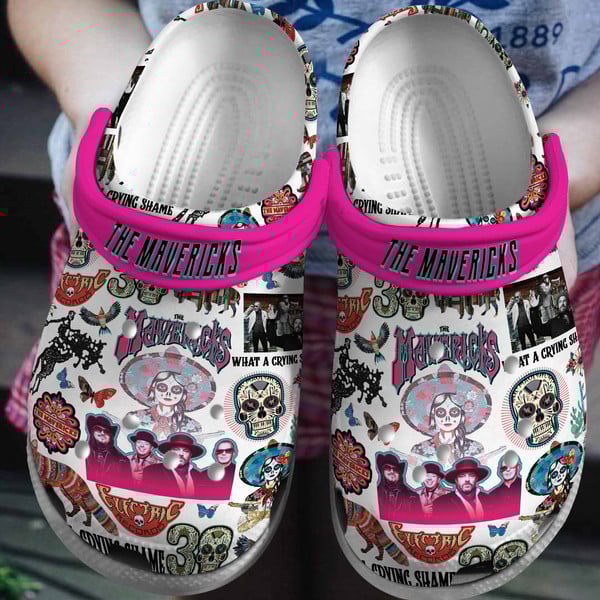 The Mavericks Music Crocs Crocband Clogs Shoes Comfortable For Men Women and Kids