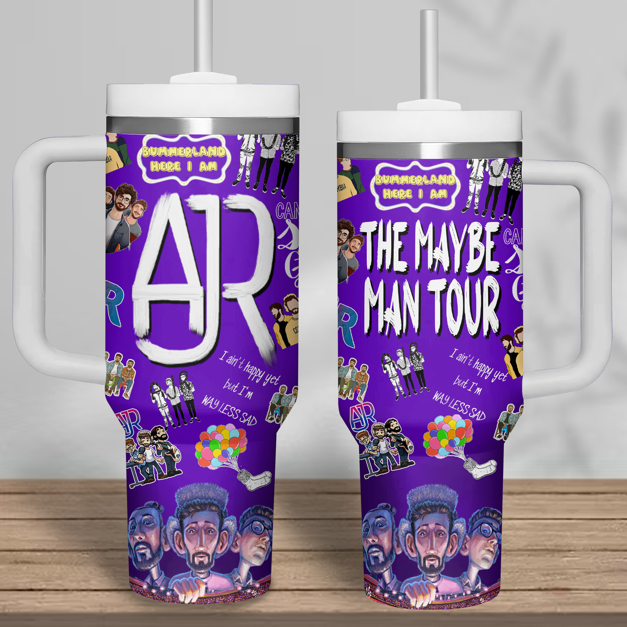 The Maybe Man Tour AJR Music Custom Stanley Cup 40 oz 30 oz Tumbler With HandleTVC2301263