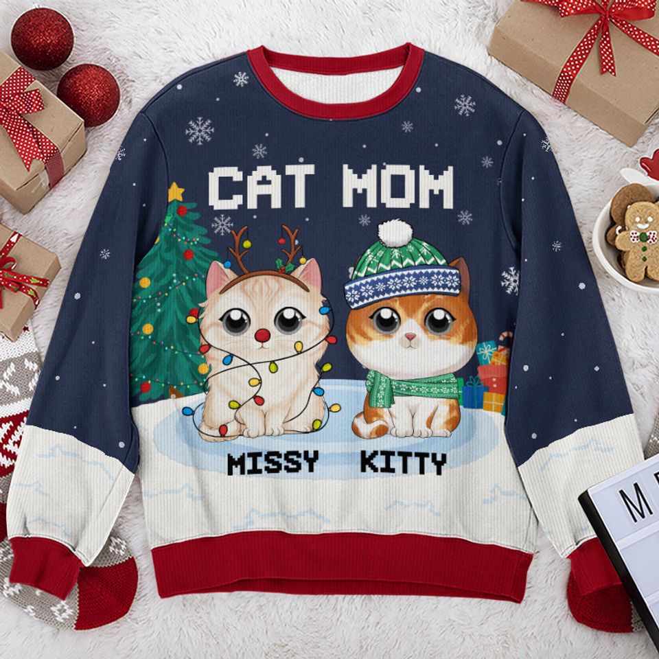 The Most Beautiful Time Of Year - Cat Personalized Sweatshirt - Gift For Pet Owners, Pet Lovers