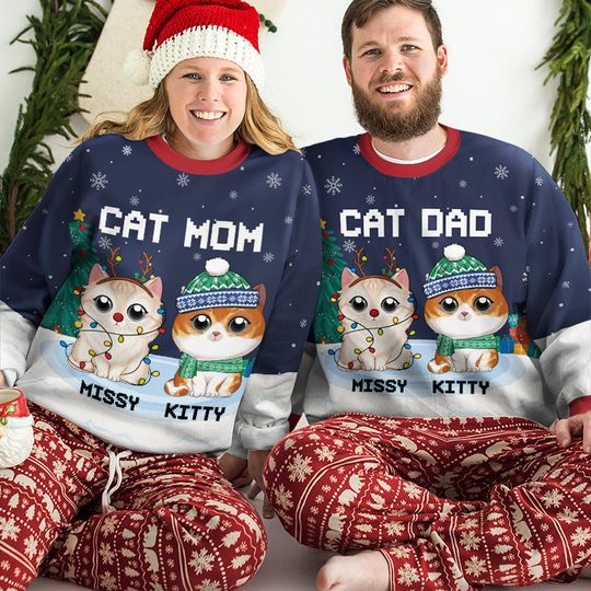 The Most Beautiful Time Of Year - Cat Personalized Sweatshirt - Gift For Pet Owners, Pet Lovers - Image 5